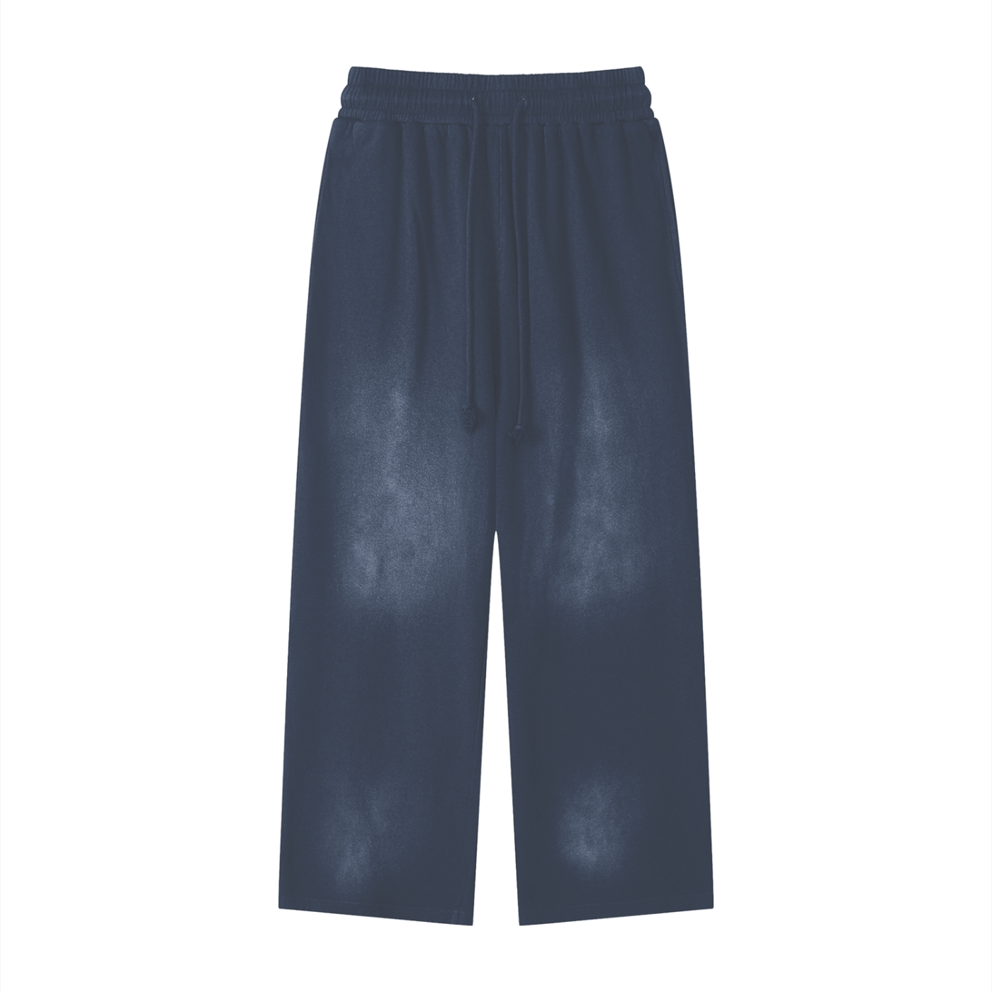 Acid Washed Straight-Legged Sweat Pants
